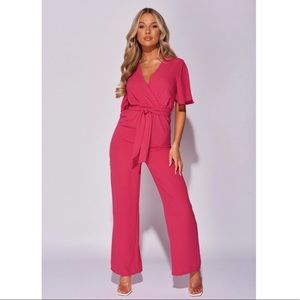 Elegant Pink Jumpsuit